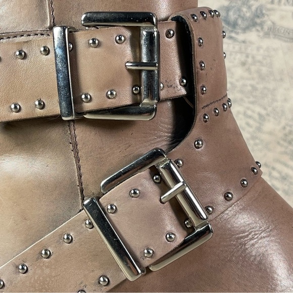 Charles David Studded Moto Ankle boots  made in Italy - Picture 2 of 13